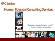 Human Potential Consulting Services