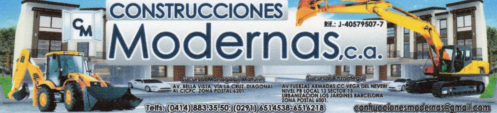 CONSTRUCCIONES MODERNAS , CA CONSTRUCCIONES MODERNAS , CA