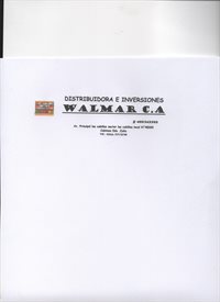 DISTRIBUIDORA E INVERSIONES WALMAR, C.A. DISTRIBUIDORA E INVERSIONES WALMAR, C.A.